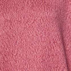 Miu Miu Pink Cashmere Wool Turtleneck Sweater Dress XS