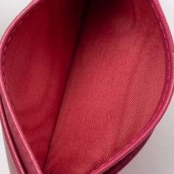 Miu Miu Pink Quilted Leather Card Holder 