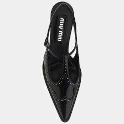 Miu Miu Black Patent Leather Pumps EU 37