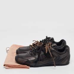 Miu Miu X New Balance Brown/Black Leather 530 SL Sneakers Size 38