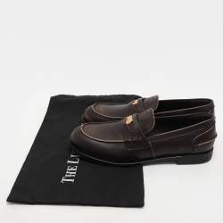 Miu Miu Brown Leather Penny Loafers Size 41