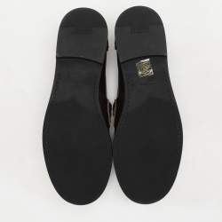 Miu Miu Brown Leather Penny Loafers Size 41