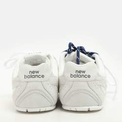 Miu Miu X New Balance Grey/White Suede and Mesh 530 SL Sneakers Size 38