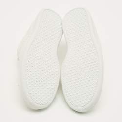 مملوكة مسبقًا حذاء رياضي ميو ميو جلد أبيض لوس سنيكرز مقاس 41