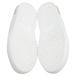 مملوكة مسبقًا حذاء رياضي ميو ميو غطاء مقدمة مزخرف كرستال مطاط وكانفاس بيج مقاس 37