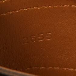Pre Owned Miu Miu Brown Leather Wide Waist Buckle Belt 85CM
