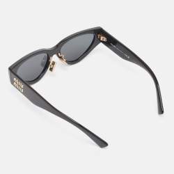 Miu Miu Black SMU03Z  Frame Cat Eye Sunglasses