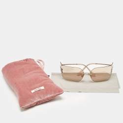Miu Miu Beige/Gold SMU 54Y Runaway Sunglasses