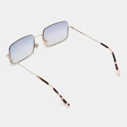 Miu Miu Blue Gradient SMU 70 U Crystals Square Frame Sunglasses