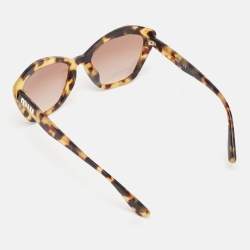 Miu Miu Havana Brown Gradient SMU05U Cat Eye Sunglasses