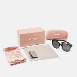 Miu Miu Black SMU01Z Square Sunglasses