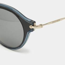 Miu Miu Bicolor/Grey SMU51S Round Sunglasses
