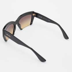 Miu Miu Black/Brown Gradient SMU 110S Rasoir Half Rim Sunglasses