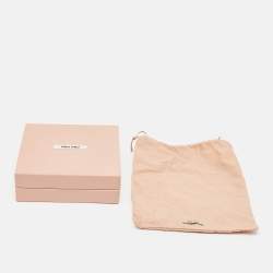 Pre Owned Miu Miu Yellow Composite Crystal Embellished SIlver Tone Floral Choker Necklace