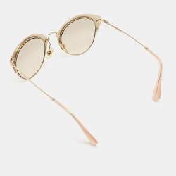 Miu Miu Gold/Brown Gradient  SMU53R Cat Eye Sunglasses