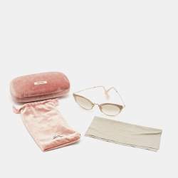 Miu Miu Gold/Brown Gradient  SMU53R Cat Eye Sunglasses
