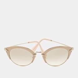 Miu Miu Gold/Brown Gradient  SMU53R Cat Eye Sunglasses