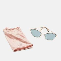 Miu Miu Blue/Gold Gradient SMU 60V Butterfly Sunglasses