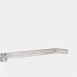 Miu Miu Crystals Silver Tone Headband
