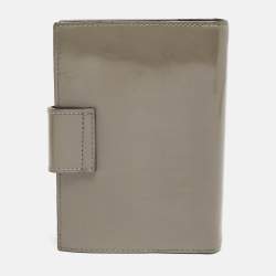 Miu Miu Grey Brushed Leather Agenda Cover