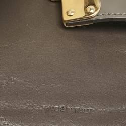 Miu Miu Grey Brushed Leather Agenda Cover