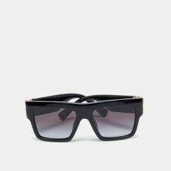 Pre Owned Miu Miu Black Gradient SMU 10W Glimpse Square Sunglasses