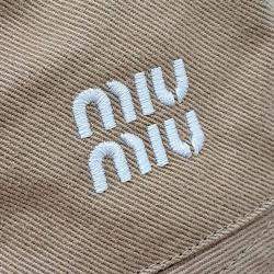 Pre Owned Miu Miu Beige Hat
