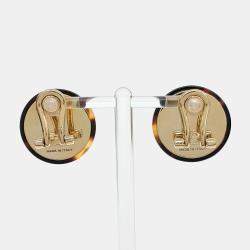Pre Owned Miu Miu Clip-On Earrings (5IO104)
