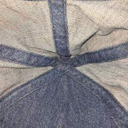 Pre Owned Miu Miu Blue denim cap