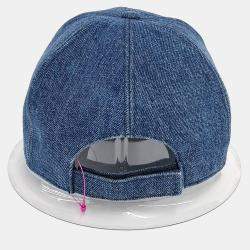 Pre Owned Miu Miu denim blue cap