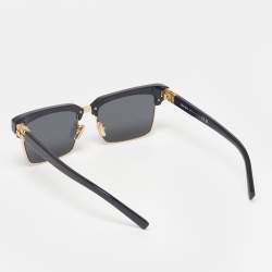 مملوكة مسبقًا Miu Miu Black SMU 10Z Square Sunglasses
