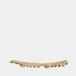 Pre Owned Miu Miu Gold Metal hairpin