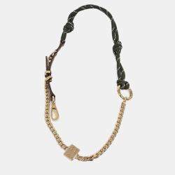 مملوكة مسبقًا Miu Miu leather cord chain bag charm