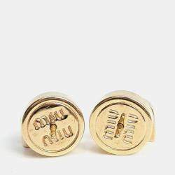 Pre Owned Miu Miu metal earrings