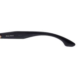 Miu Miu Black/Brown Gradient SMU 54Q Stardust Sunglasses 