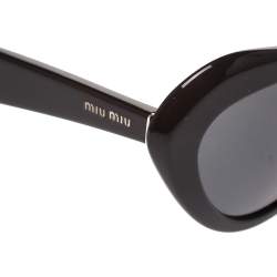 Miu Miu Black SMU01N Cateye Sunglasses