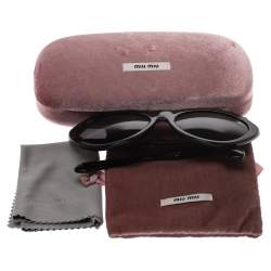 Miu Miu Black SMU01N Cateye Sunglasses
