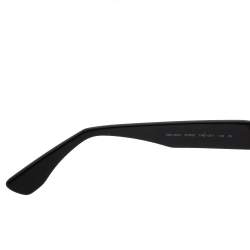 Miu Miu Black Gradient SMU 02Q Crystal Embellished Half Rim Sunglasses