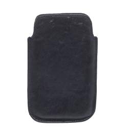 Miu Miu Navy Blue Leather Studded iPhone Case