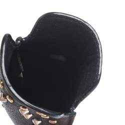Miu Miu Navy Blue Leather Studded iPhone Case