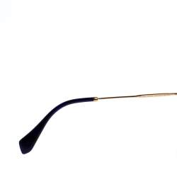 Miu Miu Dark Blue/Black Gradient SMU 03P Crystal Embellished Cateye Sunglasses
