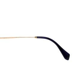 Miu Miu Dark Blue/Black Gradient SMU 03P Crystal Embellished Cateye Sunglasses