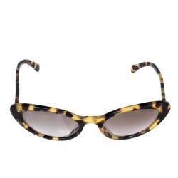 Miu Miu Light Brown Havana/Brown Gradient Smu09U Cat Eye Sunglasses 