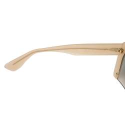 Miu Miu Sand /Green Gradient SMU06Q Rasoir Square Sunglasses