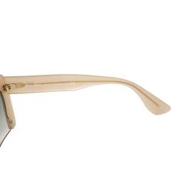 Miu Miu Sand /Green Gradient SMU06Q Rasoir Square Sunglasses
