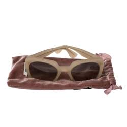 Miu Miu Sand /Green Gradient SMU06Q Rasoir Square Sunglasses