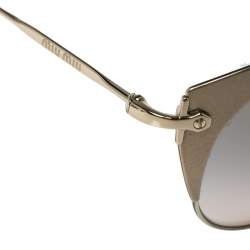 Miu Miu Pale Gold/ Bicolor Gradient SMU 53R Phantos Cat Eye Sunglasses