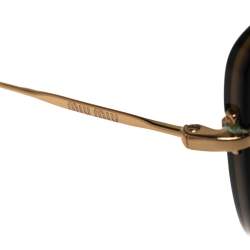 Miu Miu Black/Olive Green Gradient SMU07O Square Sunglasses