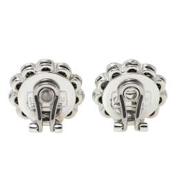 مملوكة مسبقًا أقراط ميو ميو وردة كريستال متعددة الألوان بمشبك