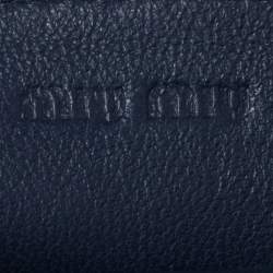 Miu Miu Blue Leather Phone Case
